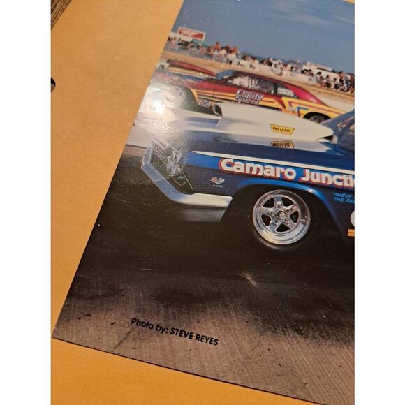 Vintage Tom & Linda Jacobson 1962 Chevrolet NHRA SOFF-SEAL Drag Photo 8x10 - Picture 3 of 5